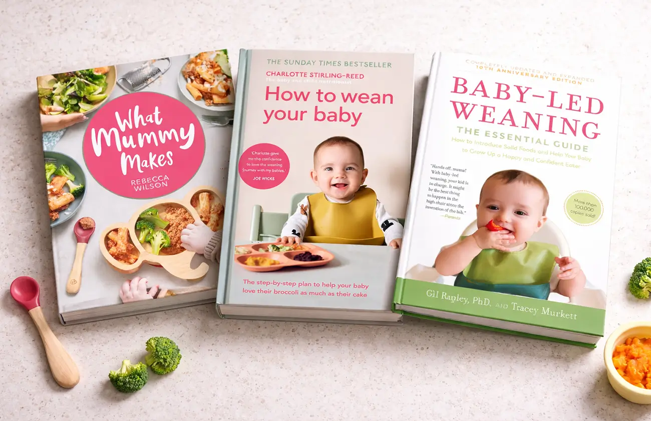 A selection of the best baby weaning books